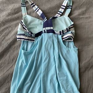 Lululemon baby blue Razorback loose fitting tank